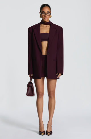 Vinnie Scarf - Plum - Napalia