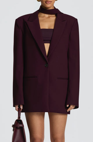 Vinnie Scarf - Plum - Napalia