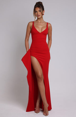 Violetta Maxi Dress - Red - Napalia