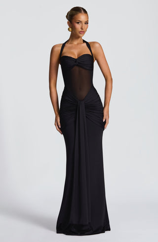 Vixen Maxi Dress - Black - Napalia