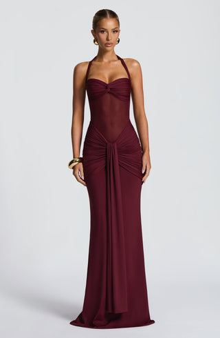 Vixen Maxi Dress - Cherry Lacquer - Napalia