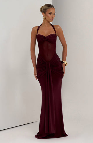 Vixen Maxi Dress - Cherry Lacquer - Napalia