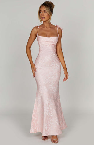 Whitney Maxi Dress - Blush - Napalia