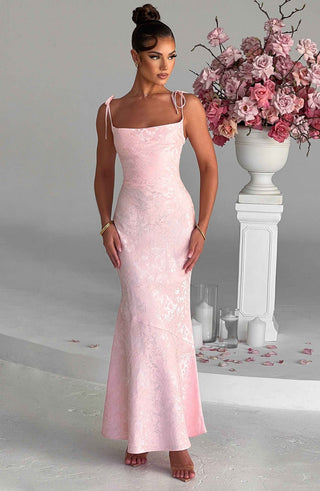 Whitney Maxi Dress - Blush - Napalia