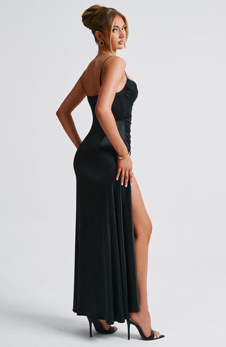Winona Maxi Dress - Black - Napalia