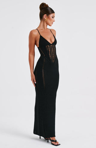 Xanthe Maxi Dress - Black - Napalia