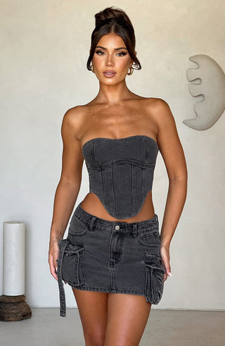 Yasie Corset - Black - Napalia