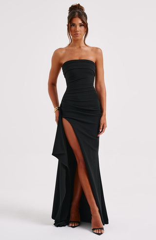 Zafira Maxi Dress - Black - Napalia